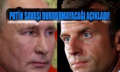 Macron Putin ile görüştü, Putin savaşı sürdüreceğini belirtti!