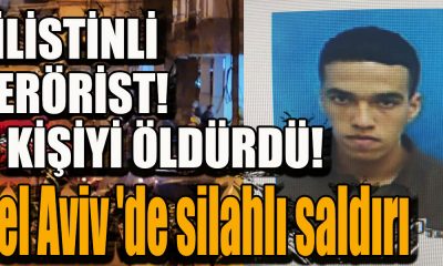 Tel Aviv 'de silahlı saldırı! 5 İsrail vatandaşı öldü! Terörist Filistinli çıktı! Filistin'de kutlamalar yapılıyor!