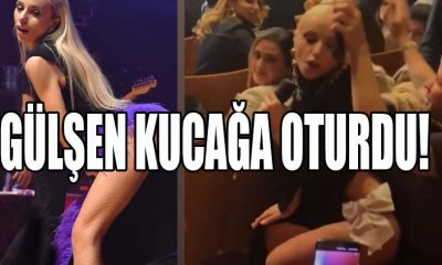 Şarkıcı Gülşen Hayranının kucağına oturdu! Şaplağı yedi!