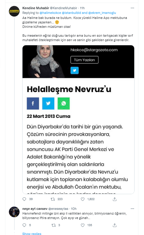 Halime Kokce nevruz