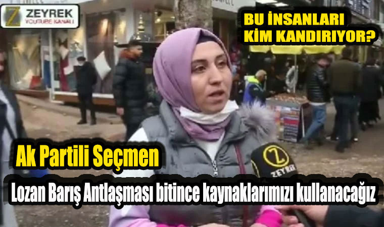 Lozan Barış Antlaşması bitince kaynaklarımızı kullanacağız