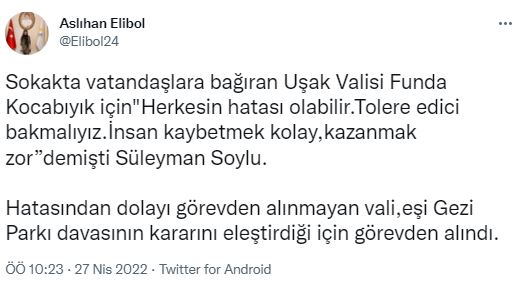 Uşak Valisi Funda Kocabıyık