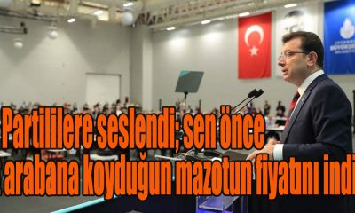 Ak Partililere seslendi; sen önce git arabana koyduğun mazotun fiyatını indir