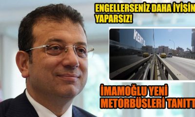 Ekrem İmamoğlu yeni Metrobüsleri tanıttı, ilk 30 adet kısa sürede yollarda!