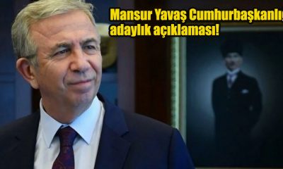 Mansur Yavaş Cumhurbaşkanlığı adaylık açıklaması!