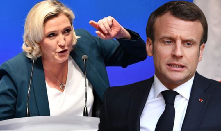 Fransa seçimleri Macron ve aşırı sağcı Marine Le Pen ikinci tura kaldı