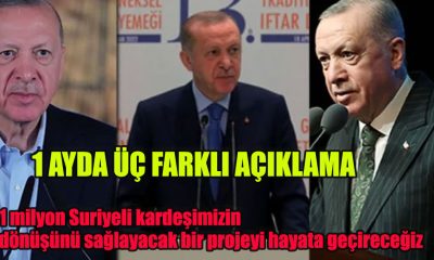 1 milyon Suriyeli kardeşimizin dönüşünü sağlayacak bir projeyi hayata geçireceğiz