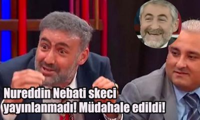 Nureddin Nebati skeci yayınlanmadı