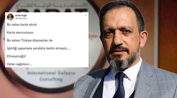 SADAT Yönetim Kurulu üyesi Ersan Ergür: Vatanı kanla aldık, sandıkla teslim etmeyeceğiz