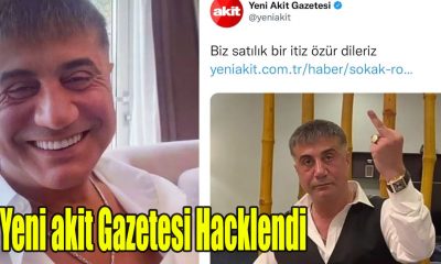 Yeni akit Gazetesi Hacklendi! Biz satılık bir itiz!