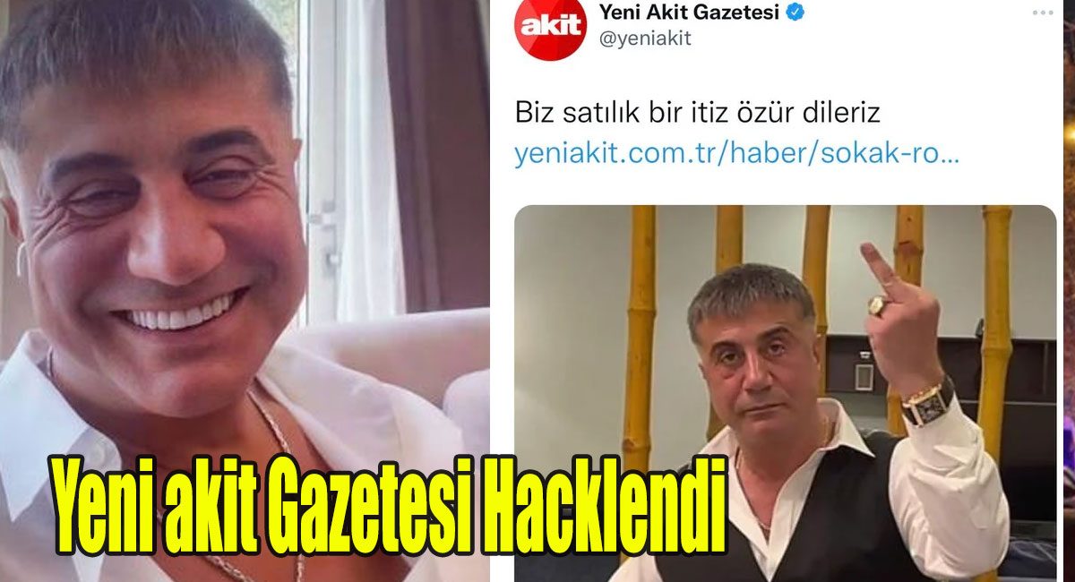 Yeni akit Gazetesi Hacklendi! Biz satılık bir itiz!