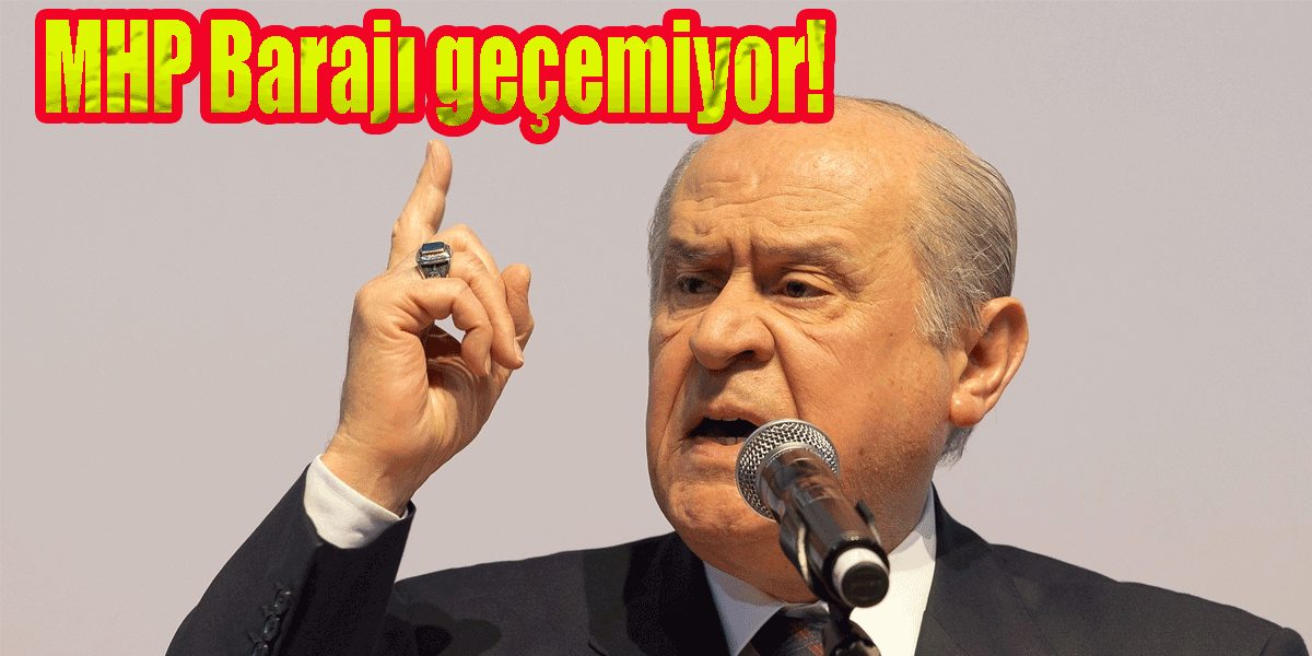 MHP Barajı geçemiyor!