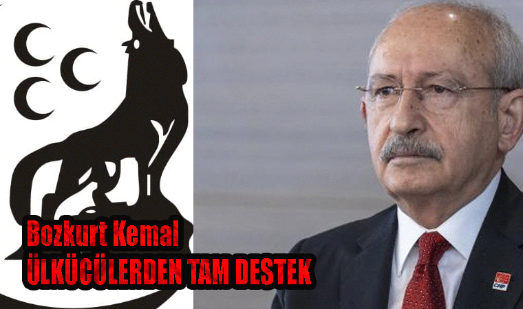 Ülkücüler 'den Kemal Kılıçdaroğlu'na tam destek " Bozkurt Kemal "