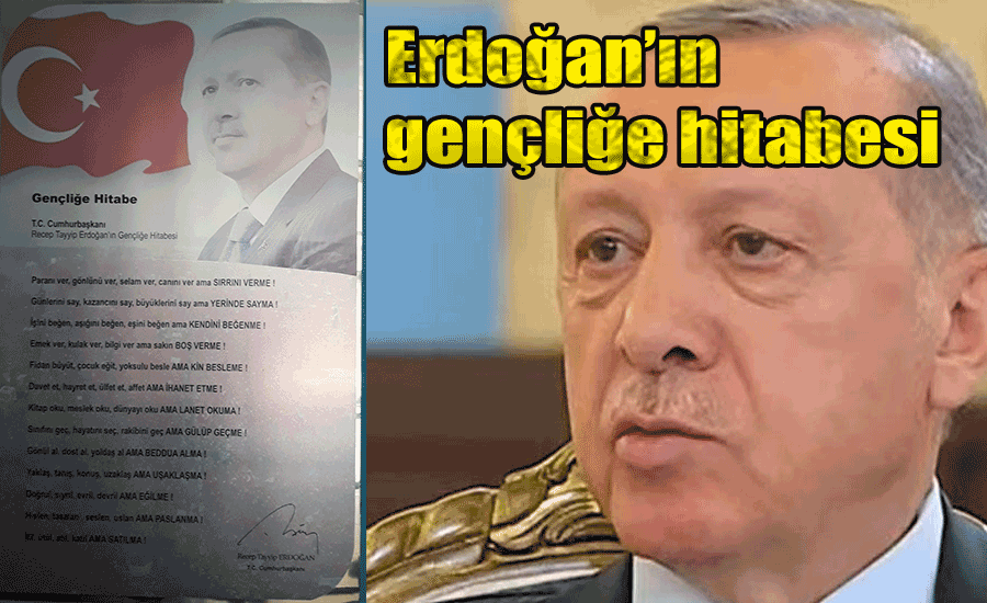 Erdoğan gençliğe hitabe