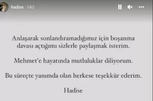 Hadise, Mehmet Dinçerler boşanıyor, Hadise boşanma davasını açtı, Neden boşanıyorlar?