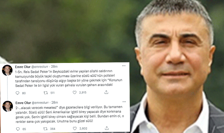 Reis Peker'in danışmanı saldırıyla ilgili açıklama yaptı, Unutma bunu güzel sülü