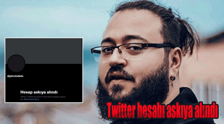 Fenomen Jahrein'in Twitter hesabı askıya alındı