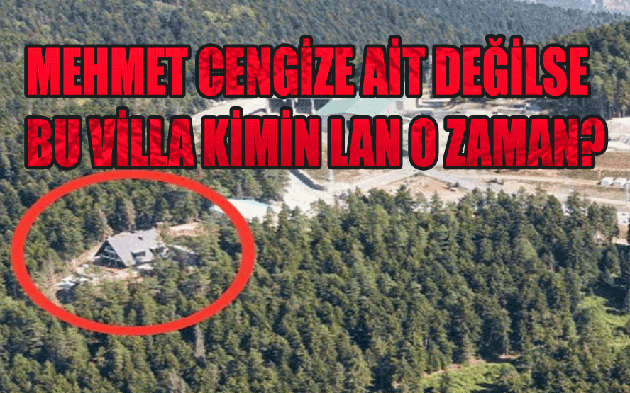 Mehmet Cengiz'e ait değilse bu villa kimin?