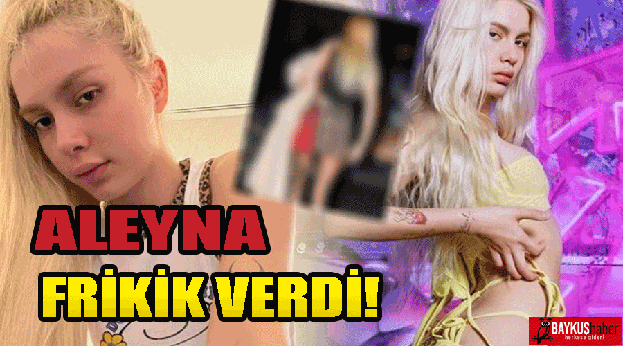 Aleyna Tilki Frikik verdi! Aleyna Tilkinin eteği açıldı