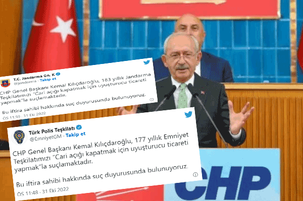 Emniyet ve Jandarma'dan Kemal Kılıçdaroğlu için suç duyurusu