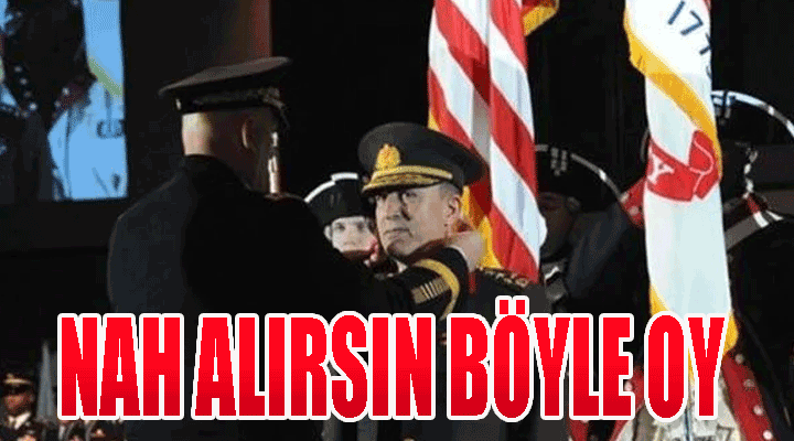 Hulusi Akar Nah Alırsın Böyle Oy!