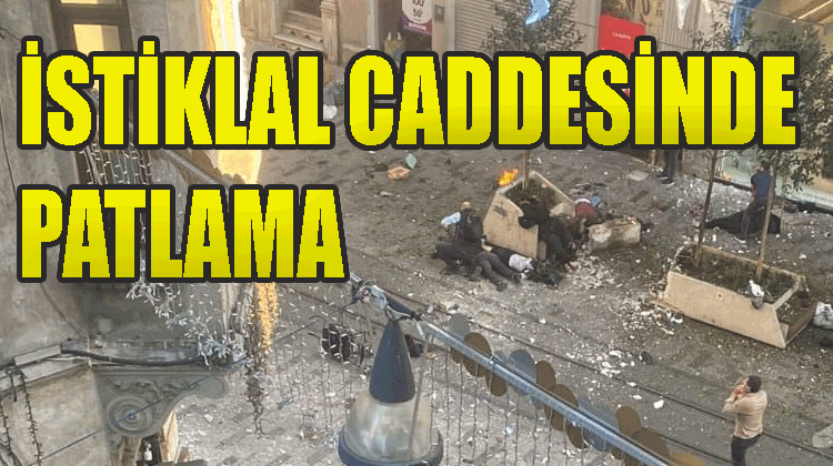 İstiklal Caddesi'nde patlama, Yaralılar var!