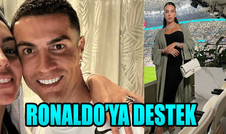 Georgina Rodriguez'den Cristiano Ronaldo'ya destek