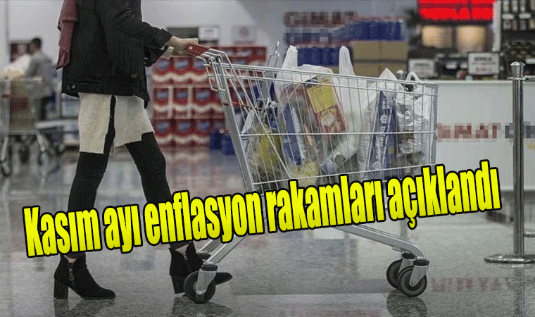 Kasım ayı enflasyon rakamları açıklandı