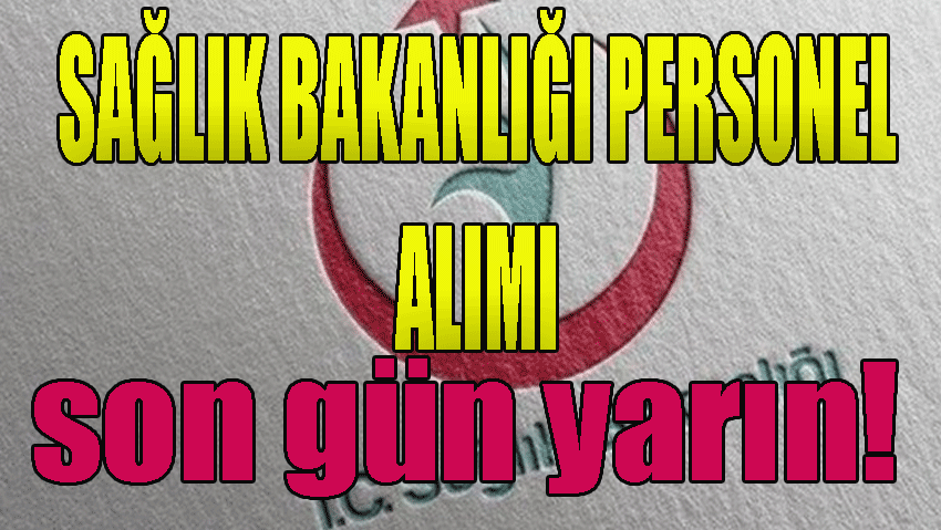 Sağlık Bakanlığı personel alımı İŞKUR başvuru ekranı