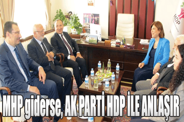 Ak Parti ve MHP ayrılırsa Ak Parti HDP ile masaya oturur!