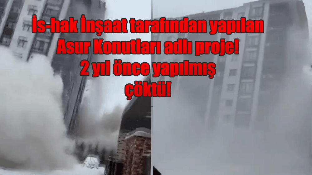 İs-hak İnşaat tarafından yapılan Asur Konutları adlı proje