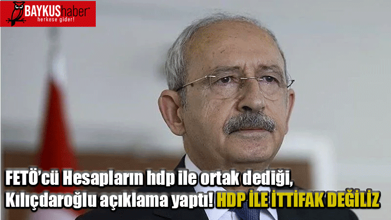 CHP HDP ile ortak