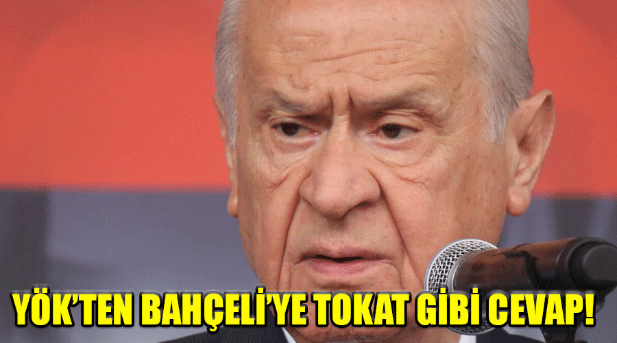 MHP'li Devlet Bahçeli'nin Üniversite Sınavı kalkacak sözlerine YÖK'ten cevap!