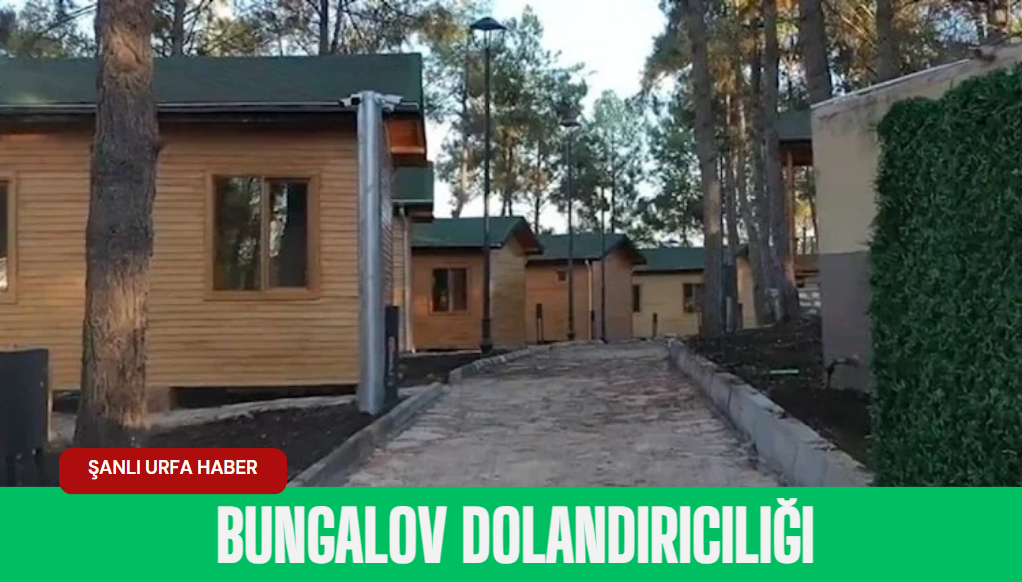 Bungalov dolandırıcılığı! Şanlıurfalı dolandırıcılar!