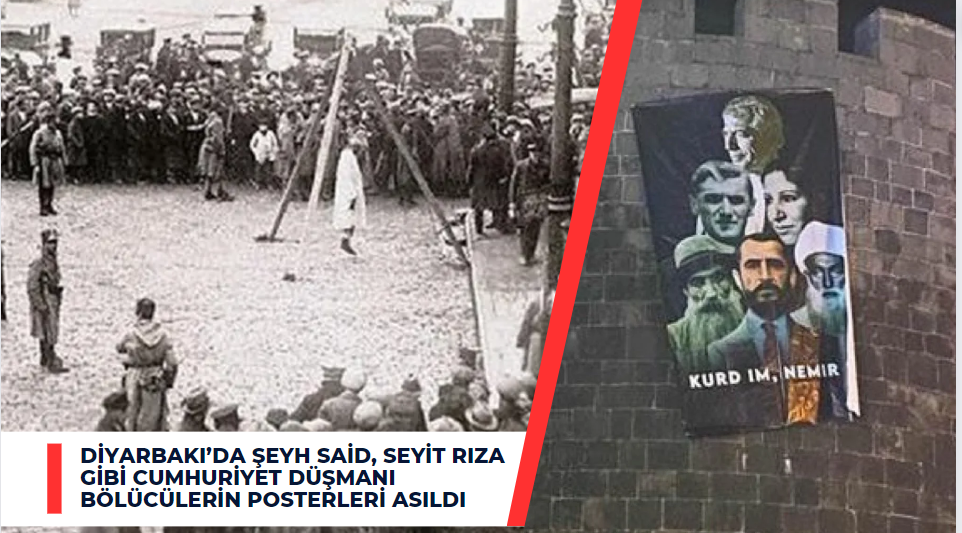 Diyarbakır’da kayyım belediyesi bir bulvara Cumhuriyet düşmanı olan Şeyh Said'in adını verdi!