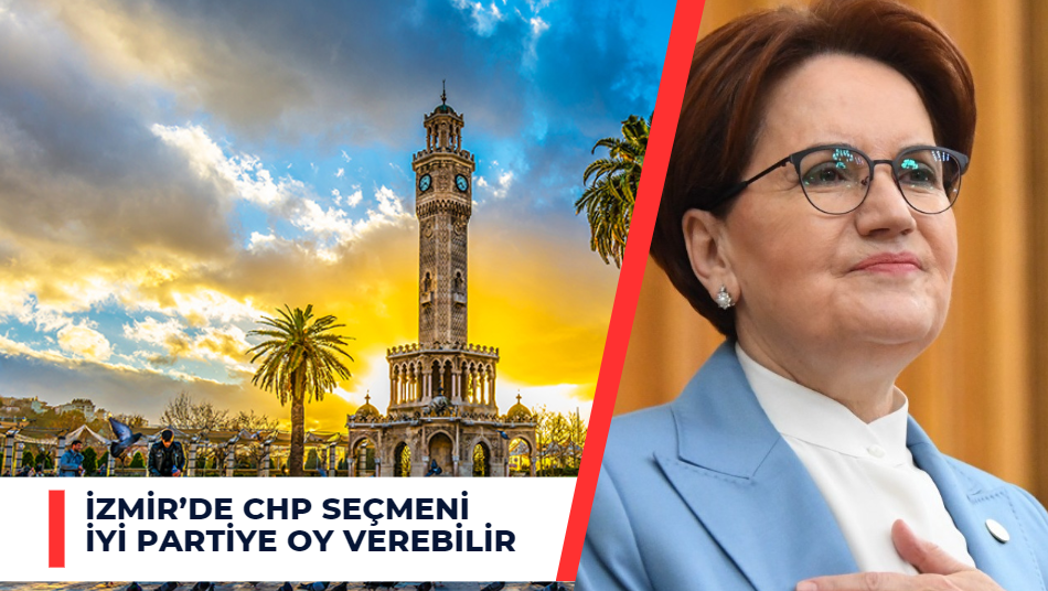 İzmir'de CHP seçmeni İyi partiye oy vereceği düşünülüyor