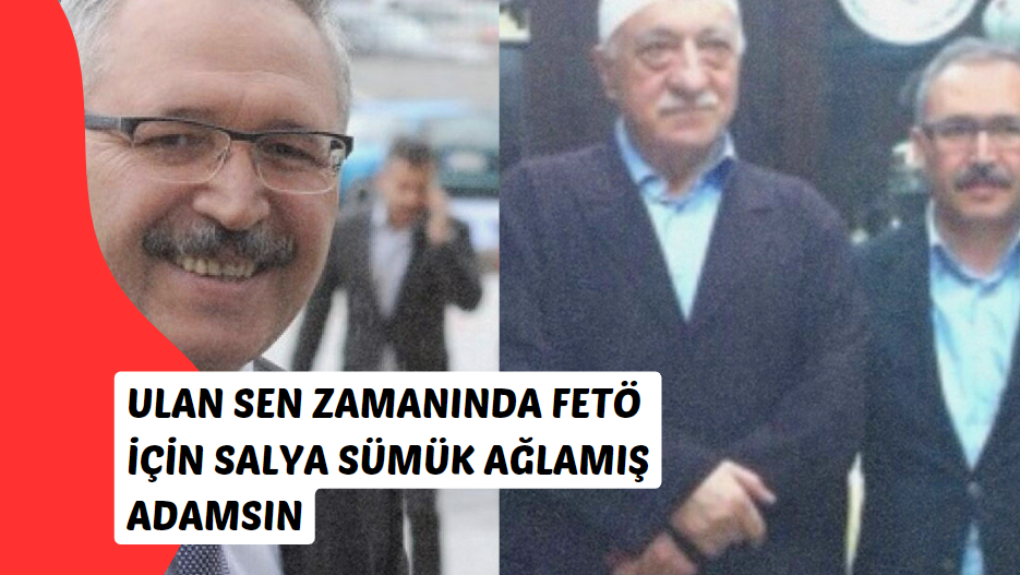 Ak Partili Yazar Abdulkadir Selvi FETÖ için salya sümük ağlamış adam