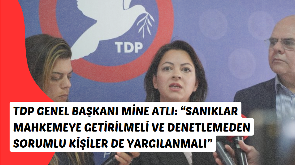 (TDP) Genel Başkanı Mine Atlı, Adıyaman'da görülen İsias Otel davasıyla ilgili çarpıcı açıklamalarda bulundu