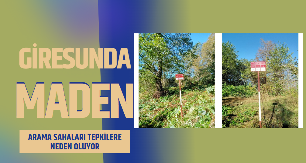 Giresun’da Maden Arama Sahaları Tepkilere Neden Oluyor