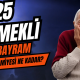 Emekli Bayram İkramiyesi 2025